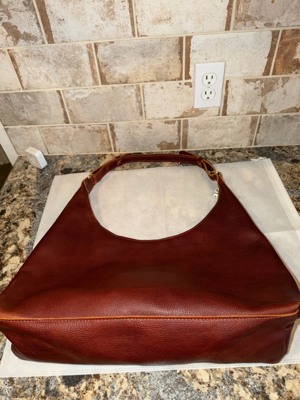 NEW Portland Leather Willow bag in Nutmeg - Picture 5 of 8